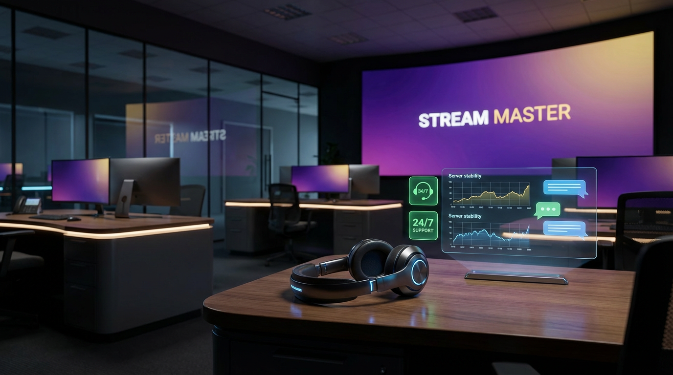 الدعم الفني في Stream Master